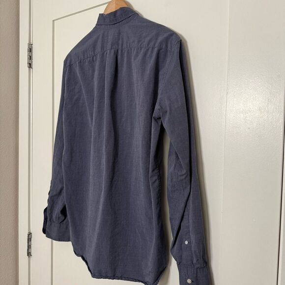 J Crew Shirt Mens Size M Purple Slim Fit Button Down Long Sleeve Cotton Preppy - Picture 7 of 11